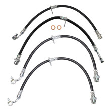 Set Tubo Freno Anteriore e Posteriore TRQ Compatibile con 07-11 Honda CR-V