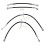 TRQ Bremsleitung Set für 2011-2015 Hyundai Sonata 1