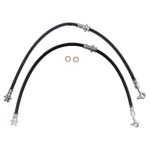 TRQ Bromsslangset för 2009-2014 Nissan Cube 2007-2012 Versa