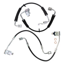 TRQ Voor- en Achterremslangenset Geschikt voor 08-10 Jeep Wrangler