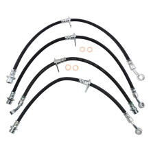 TRQ Bromslang Set Kompatibel med 2013-2015 Acura ILX 2012-2015 Honda Civic