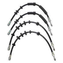 TRQ Bromslangset Kompatibel med 2009-2015 Audi A4 och 2010-2016 S4 S5