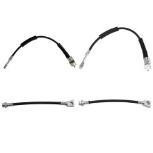 TRQ Bromslangset Kompatibel med 2003-2006 Jeep Wrangler