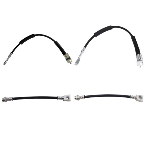 TRQ Bremsleitung Set kompatibel mit 2003-2006 Jeep Wrangler