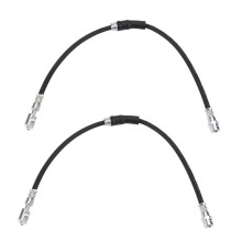 TRQ Voorste Remslang Set Geschikt voor 2006-2010 Audi A3 2006-2013 A3 Quattro 2006-2014 VW GTI Jetta