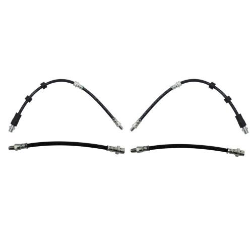 TRQ Bromsslangset Kompatibel med 2013-2016 BMW X1