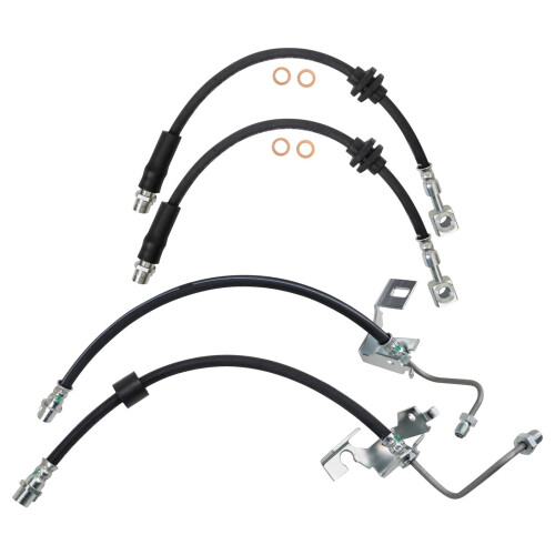 TRQ Bromsslangset Kompatibelt med 2011-2012 Chevrolet Cruze