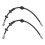 TRQ Front Brake Hose Set Compatible with 2014-2021 Jeep Cherokee 1
