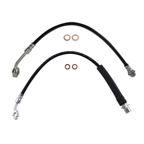 TRQ Frambromsslang Set Kompatibel med 2017 Chevrolet Traverse