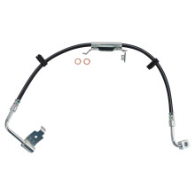 TRQ Vorderer Linker Bremsleitung Fahrerseite Kompatibel mit Jeep Wrangler 2011-2017 und 2018 Wrangler JK