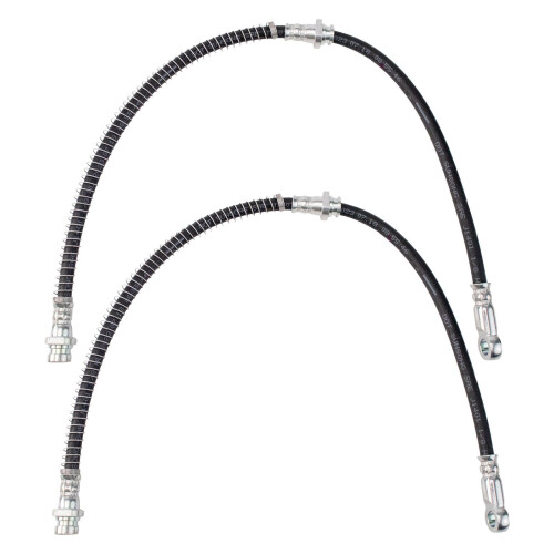 TRQ Fram Bromsslang Set Kompatibel med 2003-2004 Mitsubishi Outlander