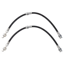 TRQ Vorderes Bremsenschlauchset kompatibel mit Mazda 323 1990-1994, 626 1993-2002, MX-3 1992-1995