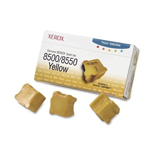 Xerox 108r00671 Solid Ink Stick, 3,100 Sidor, Gul, 3/st