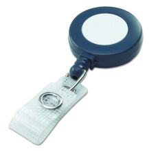 GBC BadgeMates Carrete Retráctil para Identificación, Gris, 25 Reels por Pack (50573)