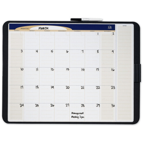 Quartet Motion Arbeitsplatz Whiteboard Kalender, 18 x 24 Zoll (MMC25)