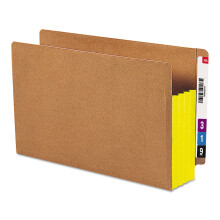 Smead 74688 Carpetas Exp. 3 1/2 Pulgadas Tabuladas Legales Amarillo 10/Caja