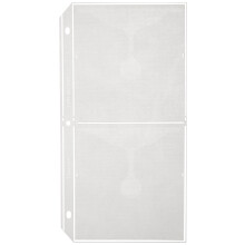 C-Line Deluxe CD Ringbinder Opslagpagina's voor 3-Ringbinders, 4 CDs/Pagina, 5-13/16 x 11-1/16 Inch