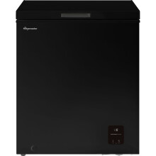 Fridgemaster MCF142EB Free Standing 142 Litres Chest Freezer Black E