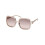 Guess Guess Dames Zonnebril, Glanzend beige/Verloop bordeaux 1