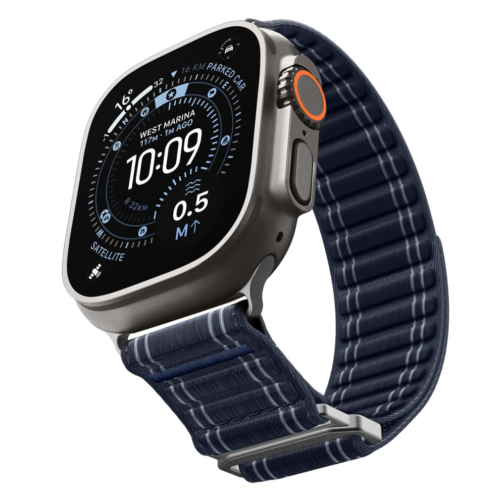 Spigen Fabric Band hook-and-loop - navy - Apple Watch 49mm46mm45mm44mm - Bild 5