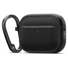 Spigen für AirPods Pro 3 Hülle, Classic Fit kompatibel mit AirPods Pro 3. Generation (2025), Premium Stoffhülle mit Karabiner - Schwarz