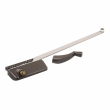 Prime-Line H 3570 13-1/2 In., Diecast, Bronze, Left Hand Wood or Vinyl Casement Operator (Single Pack)