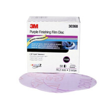 3M 30368 Hookit Púrpura Disco de Acabado de 3" P1200