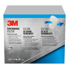 Filtros Prefiltros de Partículas 3M, 50 por Caja