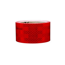 Cinta Reflectante Rojo 3M Diamond Grade 983-72 ES - 3 in Ancho x 150 ft Largo