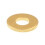 Prime-Line 9079571 Platta Brickor, SAE, #6 X 5/16 In. OD, Solid Messing (100 Pack) 1