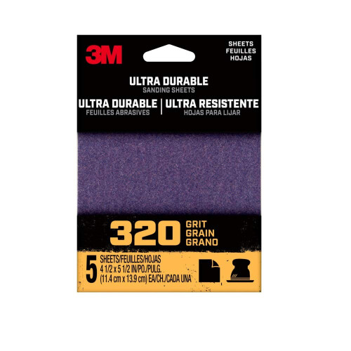 3M PAPEL DE LIJAR 1/4SHT 320GRIT
