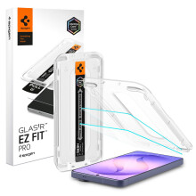 Spigen AluminaCore Härdat Glas Skärmskydd [Glas.tR EZ Fit] för Galaxy S26 Ultra [2 Pack] 10H+ Hårdhet, Aluminiumförstärkt Hållbarhet