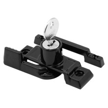 Prime-Line F 2583 Kindersicherer Sash Lock, 2-1/4 In. Lochzentren, Zinkdruckguss, Schwarz