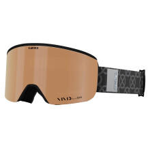 Giro Ella Kvinno Snow Goggles - Svart Monogram Rem med VIVID Rose Gold/VIVID Infrared Linser