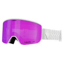 Giro Ella Lunettes de Neige Femme - Sangle Blanc Bliss avec Verres Vivid Pink/Infrared