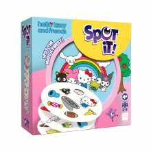 Spot It! Hello Kitty & Friends, Gioco di Velocità e Percezione, 4+, 2- Giocatori