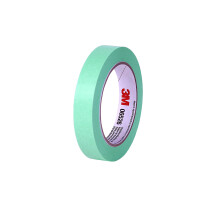 Cinta de enmascarar 3M 06526 3/4" x 60 yardas, paquete de 16, verde