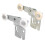 Prime-Line N 7540 Sliding Closet Door Tandem Roller Kit (2 Pair) 1