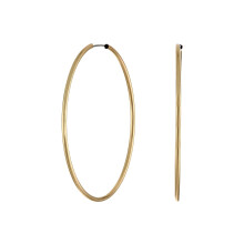 GUESS "Basic" Gold Große Endlosschmuckohrringe