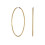 Guess GUESS Orecchini a Cerchio Gold Large Endless 1