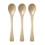 Nuby Set di 3 Cucchiai Eco-Friendly in Guscio di Riso - 3 Pezzi, 6+ Mesi - Compostabili e Biodegradabili 1