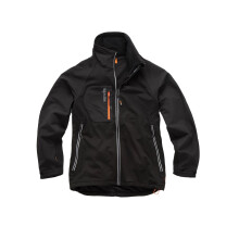(XL, Black) Scruffs Mens Trade Soft Shell Jacket