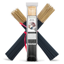 Schwarze Butter Exotische Räucherstäbchen 11 Zoll - 1 Bündel mit 45 bis 50 Stäbchen - Natürliches 11", langanhaltendes Aroma.