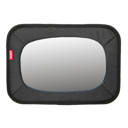 Nuby Nuby Shatterproof Rear Facing Backseat Baby Mirror, Black