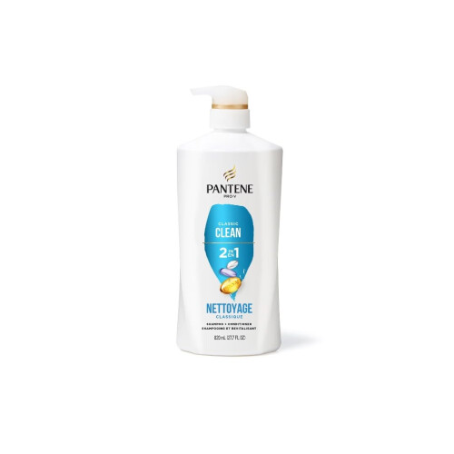Pantene Pantene Pro-V Classic Clean 2in1 Shampoo + Conditioner, 820ml
