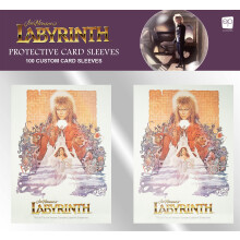 Maniche Premium Labyrinth | 100 Maniche Protettive per Carte | 64mm x 89mm per Carte da Gioco e Collezione