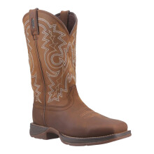 (9.5 UK, Flaxen Brown) Durango Mens Rebel Pro Full Grain Leather Cowboy Boots