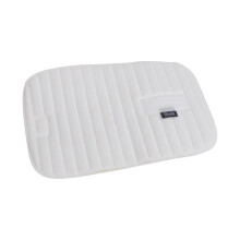 (18in x 18in, White) Shires Quilted Horse Bandage Pads (Pack of 4)