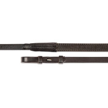 (48in x 0.5in, Havana) Velociti Gara Leather Tyre Horse Reins