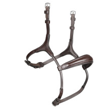 (Full, Havana) Velociti Lusso Leather Horse Cavesson Noseband